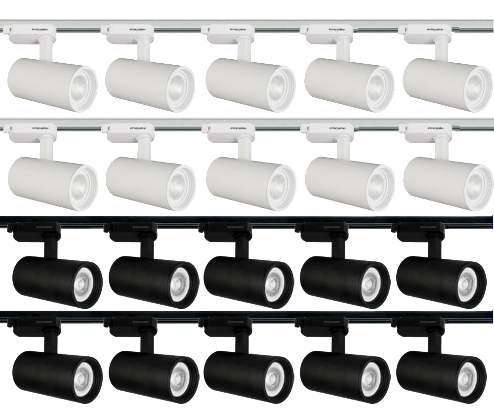 1M - 5M Meter GU10 5W LED Adjustable Tilt Single Circuit Mains 240V Track Light
