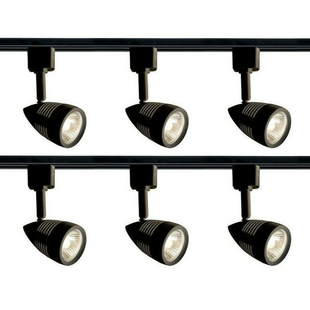 Knightsbridge 230V GU10 Single Circuit Track Spot Light Kitchen Shop Retail Display