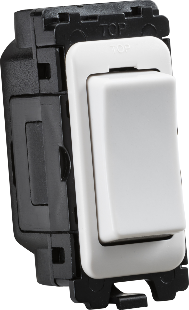 Knightsbridge 20AX 2 Way Retractive Switch Module Center Off