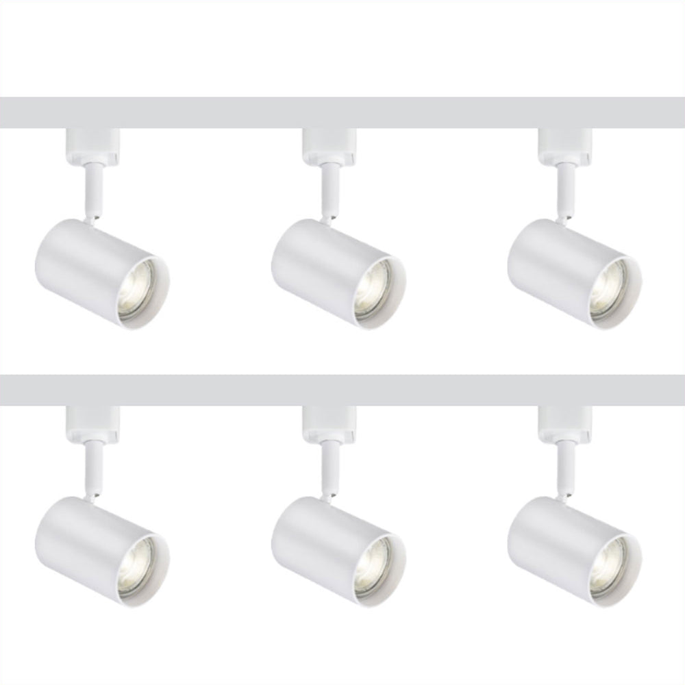 Knightsbridge 1M - 5M 230V GU10 Single Circuit Track Spotlight Fitting