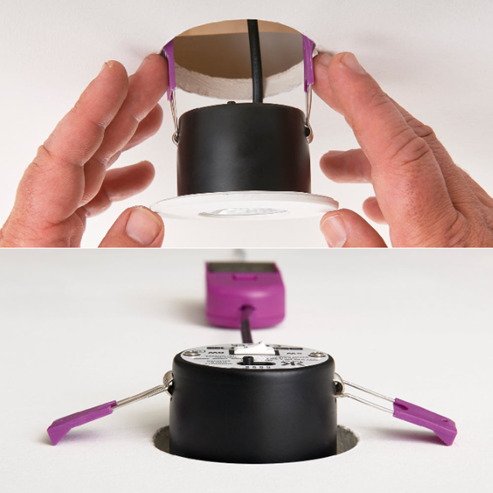 Knightsbridge SpektroLED 230V LED CCT Adjustable Tilt Angle Spotlight Downlight