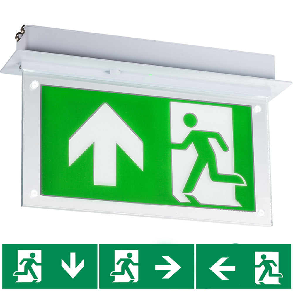 Knightsbridge 230V 2W LED Emergency Exit sign