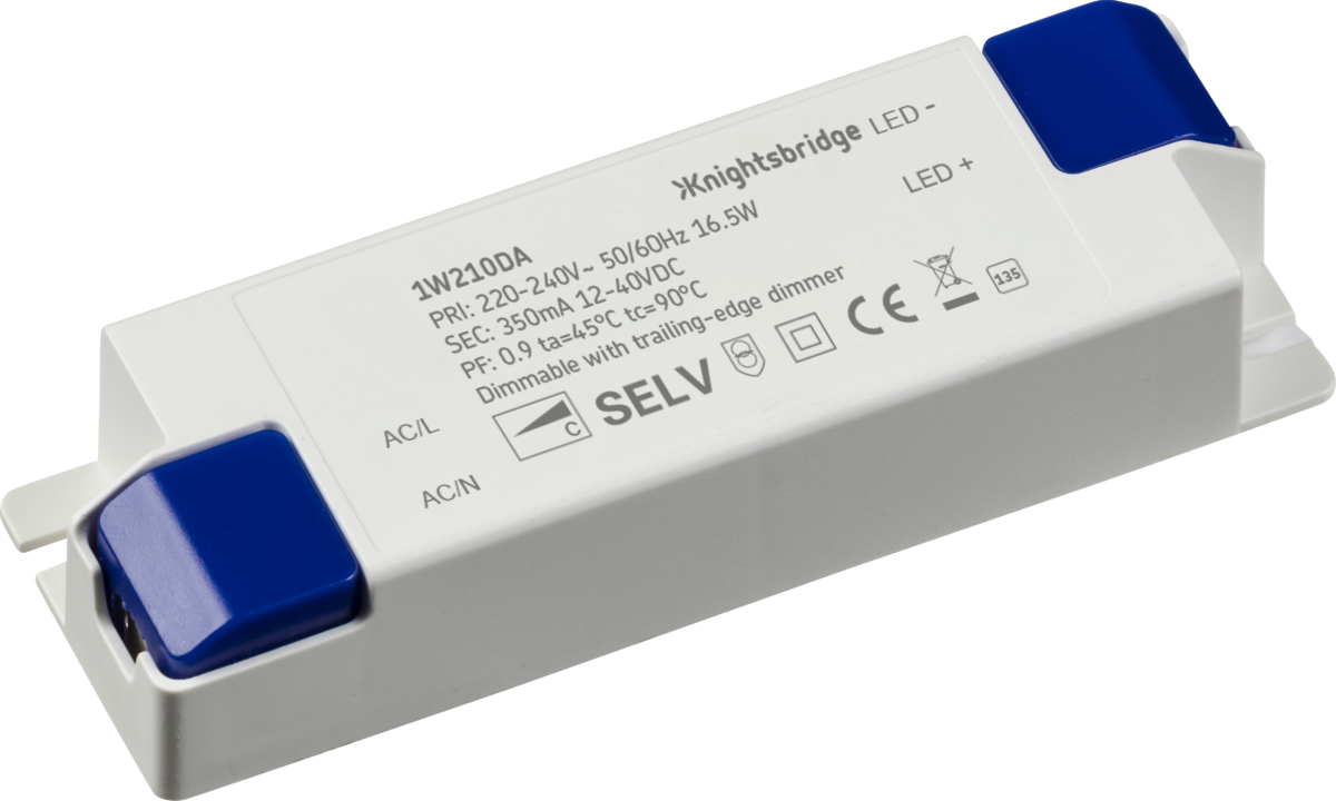 Knightsbridge IP20 350mA 16.5W Constant Current Dimmable LED Driver