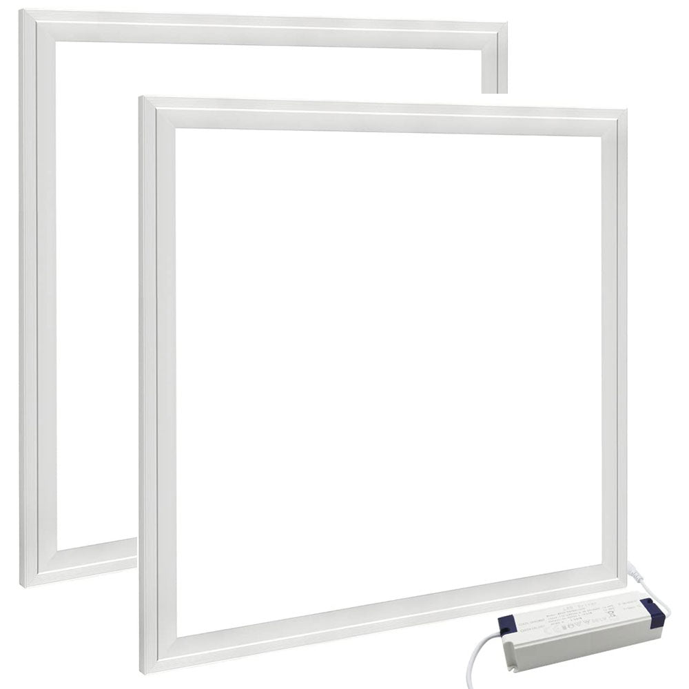 48W 600x600 LED Ceiling Panel 6500K Daylight White Commercial Lighting