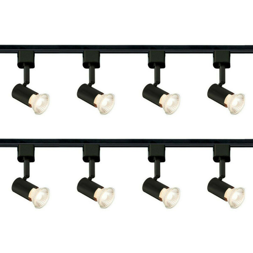 Knightsbridge 1M - 5M 230V GU10 Single Circuit Rail Track Spot Light Fitting