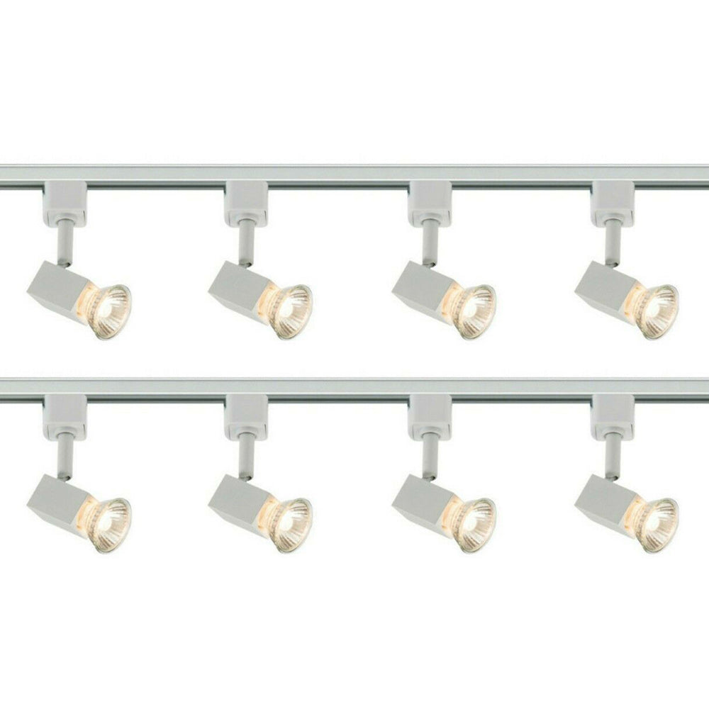 Knightsbridge 230V GU10 Single Circuit Track Spotlight Kit