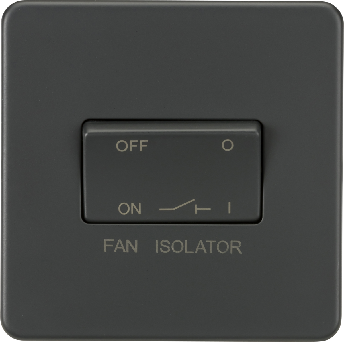 Knightsbridge Screwless 10AX 3 Pole 3P Fan Isolator Switch
