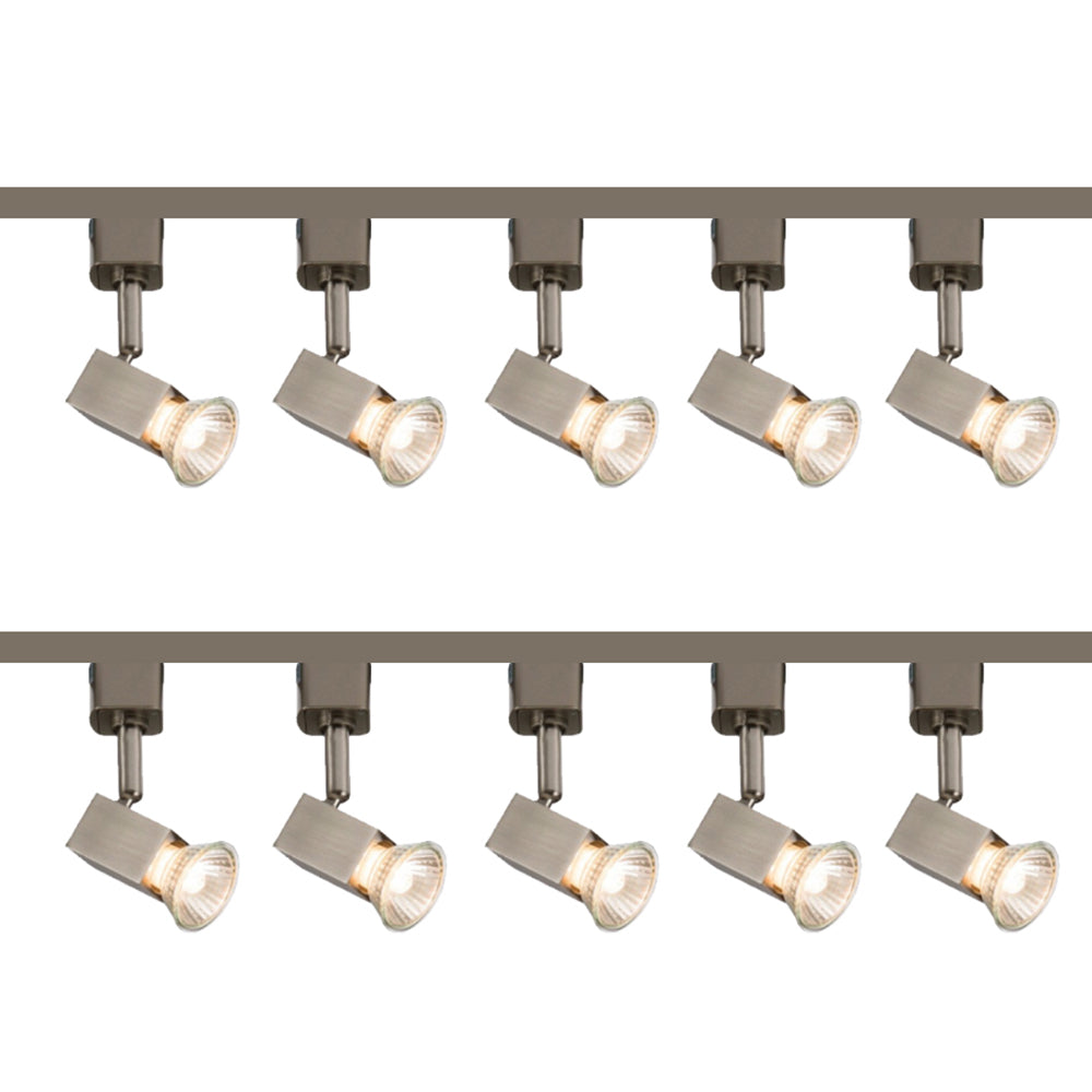 Knightsbridge 230V GU10 Single Circuit Track Spotlight Kit