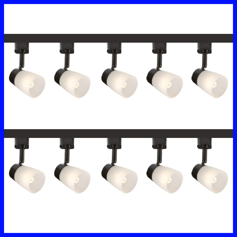 Knightsbridge 5M 10 Spots 230V G9 Single Circuit Rail Track Spot Light Fitting