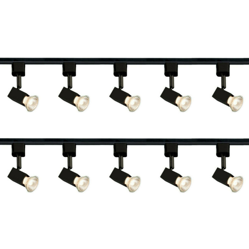 Knightsbridge 230V GU10 Single Circuit Track Spotlight Kit