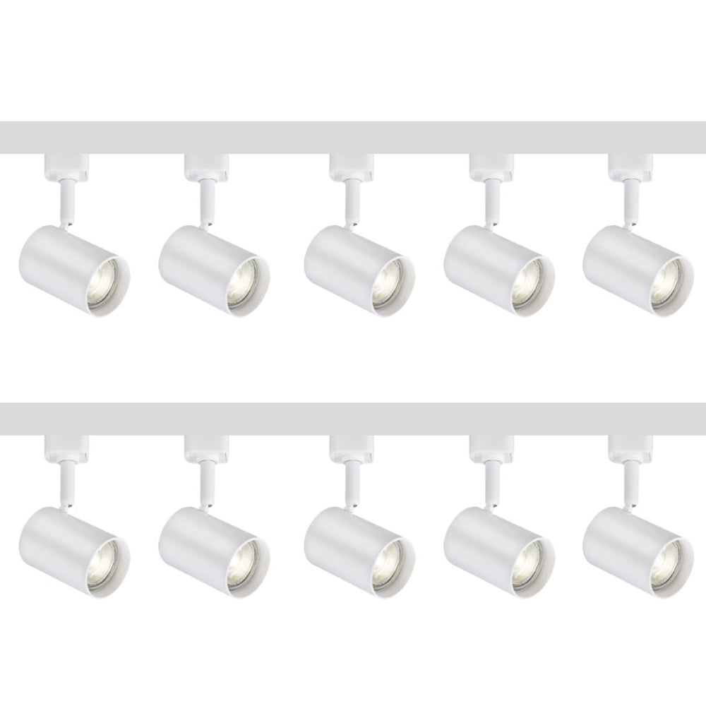 Knightsbridge 1M - 5M 230V GU10 Single Circuit Track Spotlight Fitting