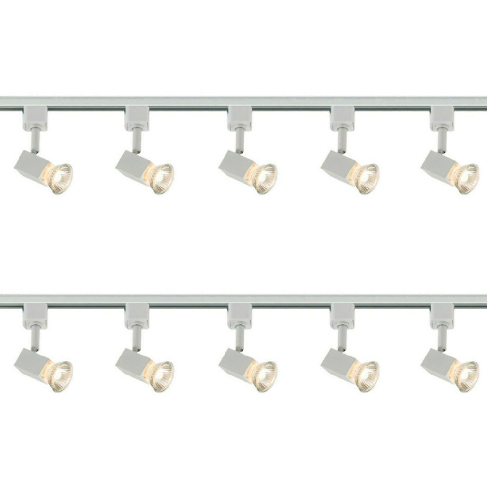 Knightsbridge 230V GU10 Single Circuit Track Spotlight Kit