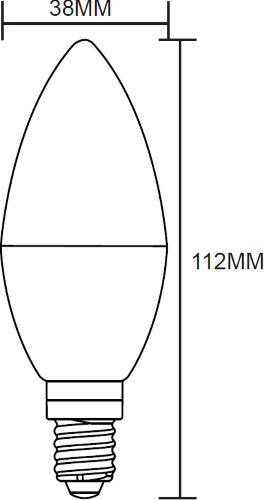 Knightsbridge Smart 5W LED RGB and CCT SES Candle Lamp - 38mm