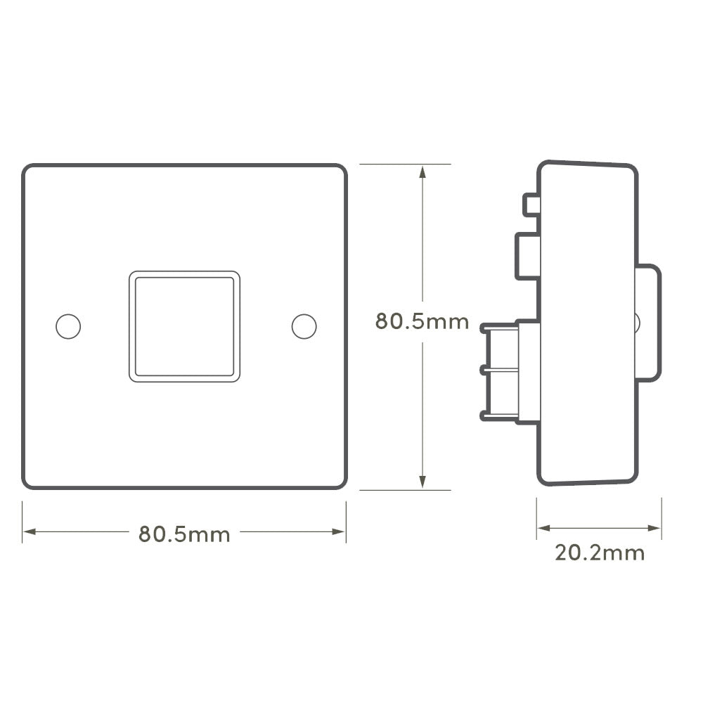 Hispec Adjustable Time Delay Push Switch Timer Lag Illuminated Rundown Pneumatic