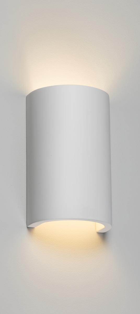 Knightsbridge 230V G9 40W Up and Down Plaster Paintable Wall Light