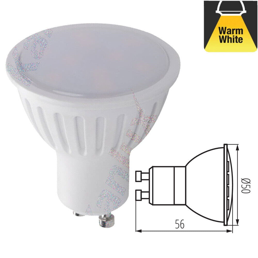 Kanlux LED GU10 6W = 37W Warm Cool White Energy Saving Lamp Light Bulb