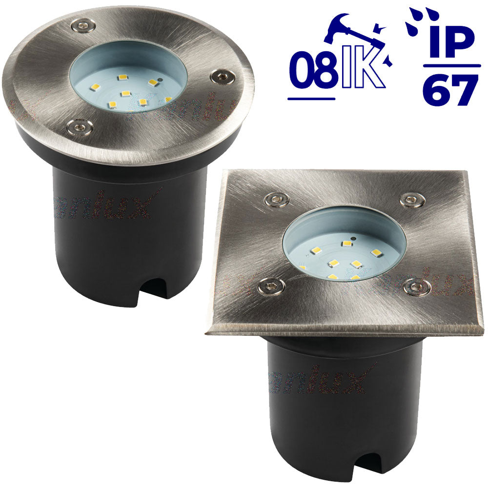 Kanlux GORDO LED 1W IP67 Outdoor Ground Drive Path Walk Over Lamp Light Fixture