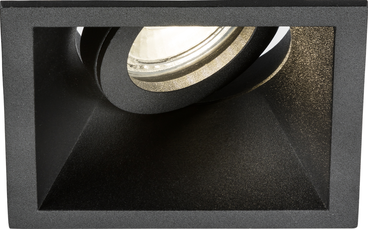 Knightsbridge Dipa Single Fixed Round Anti Glare GU10 Spot Down Light Fitting