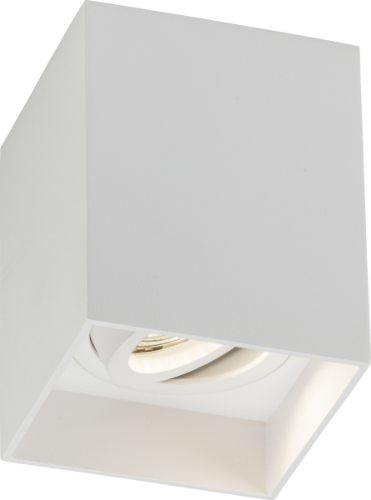 Knightsbridge Oran GU10 Ceiling Surface Tilt Downlight Energy Efficient ceiling light