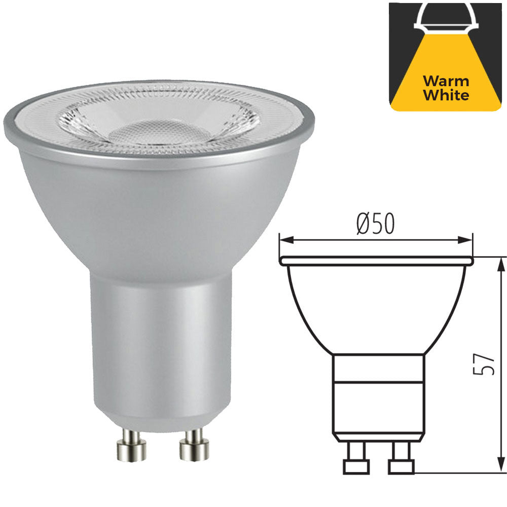 Kanlux IQ-LED GU10 7W LED Light Bulb Wide Angle Spotlight Downlight
