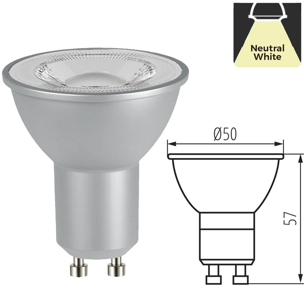 Kanlux IQ-LED GU10 7W LED Light Bulb Wide Angle Spotlight Downlight