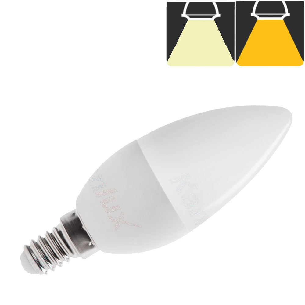 Kanlux DUN 6.5W E14 SES LED Candle Light Bulb Chandelier Wall Lantern Lamp