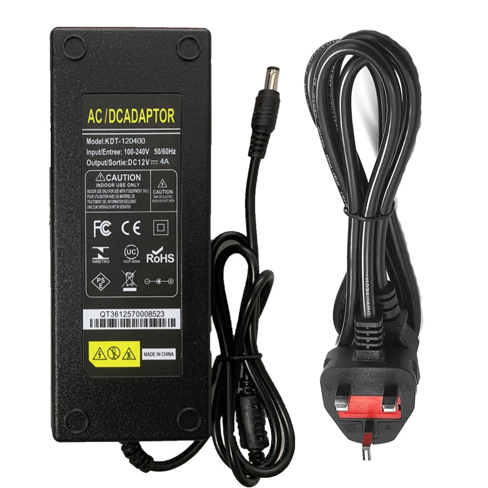 Manningham 12V 10w/m 5meter IP65 10mm 50w LED RGB Strip Light Tape Rope Colour Changing Mood Lighting