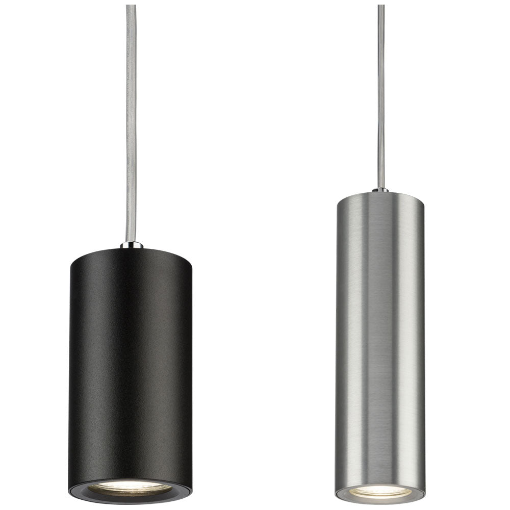 Knightsbridge Dasan Single Short, Long Fixed Round Pendant