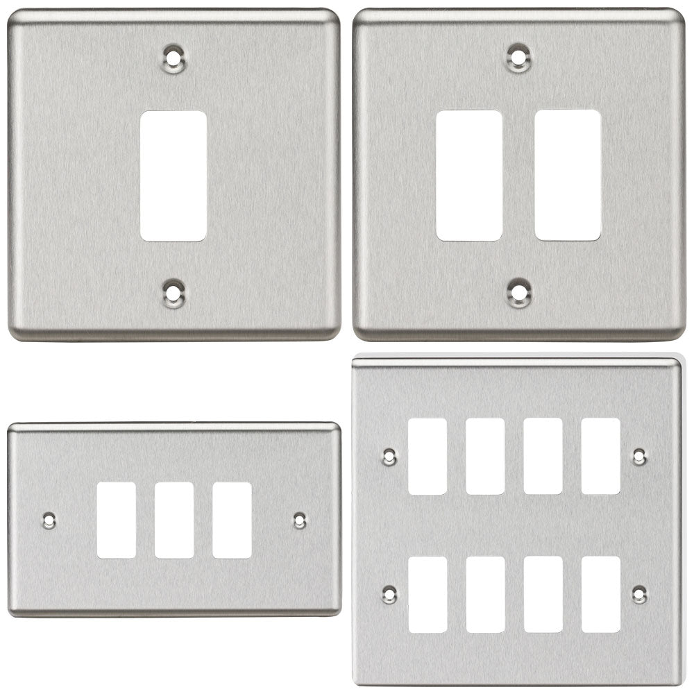 Knightsbridge Grid Faceplate - Rounded Edge