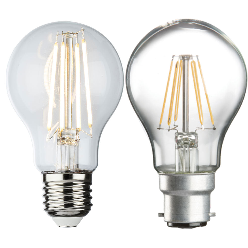 Knightsbridge 230V 8W LED Clear GLS Filament Lamp 2700K Dimmable