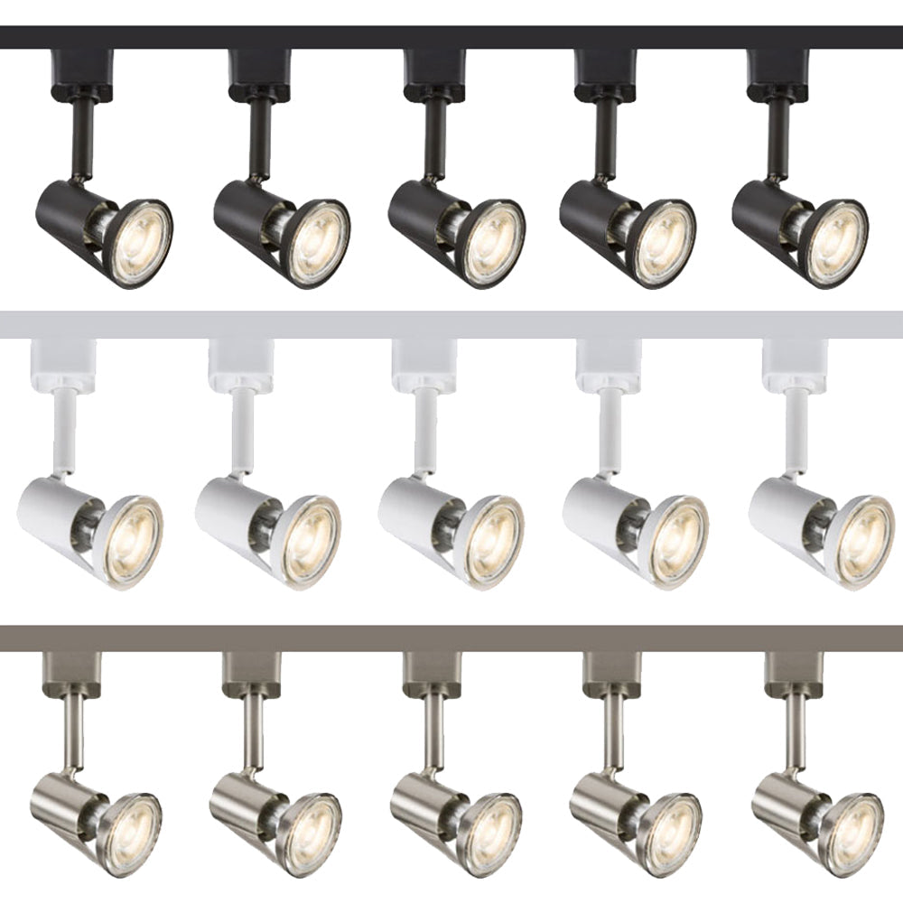 Knightsbridge 1M - 5M 230V GU10 Track Light Single Circuit Spotlight