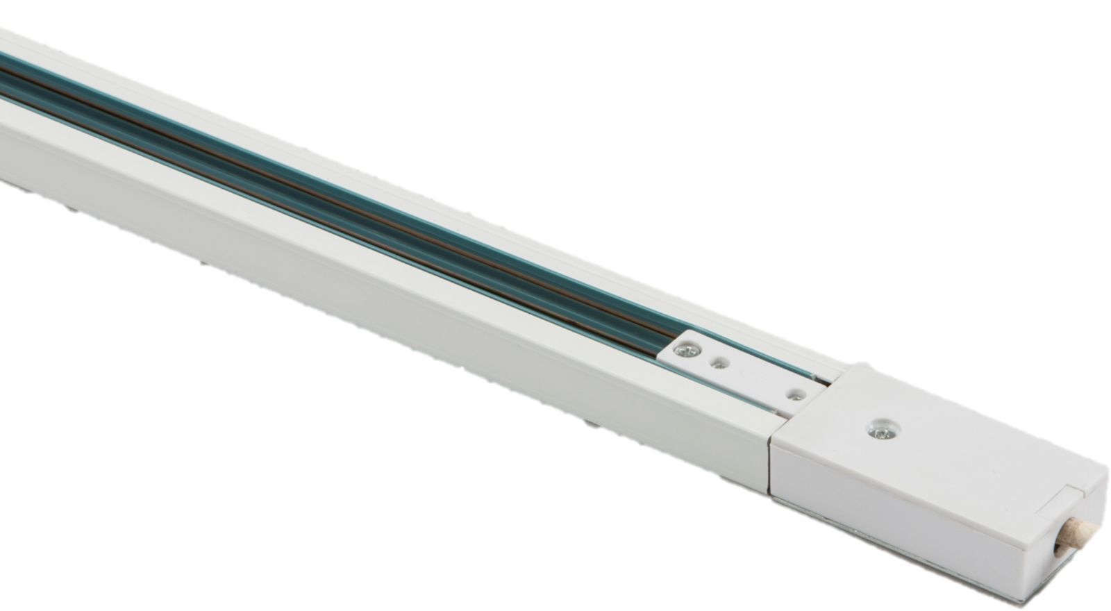 Knightsbridge 1M - 5M 230V GU10 Single Circuit Track Spotlight Fitting