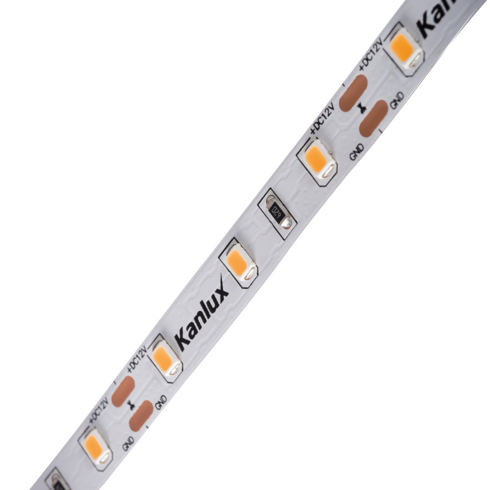 Kanlux Professional 12V 11w/m 5meter IP00 8mm 55w White LED Striptape   - IP00 Indoor - Choice of Warm WW Neutral NW Cool White CW