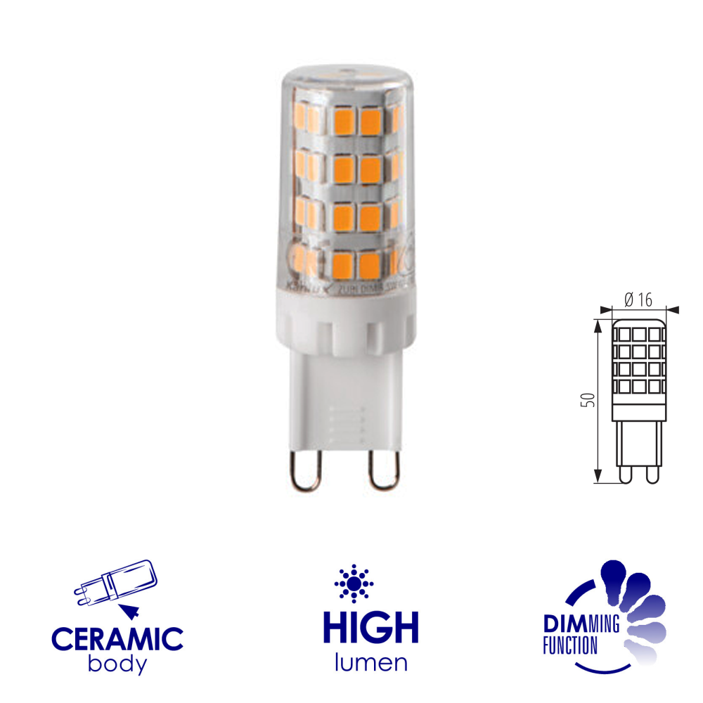 Kanlux ZUBI  4W G9 LED Dimmable Bulb – WW,  CW & NW