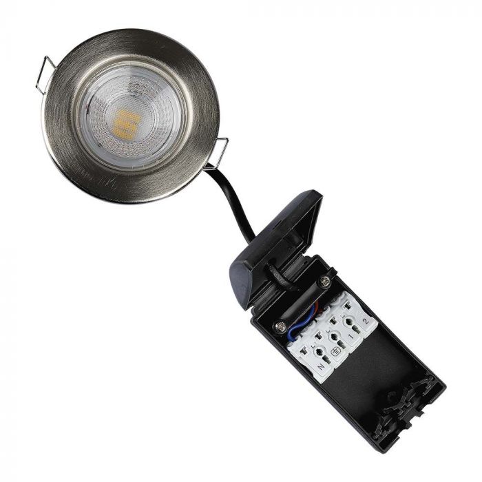 V-TAC VT-885 5W Fire-Rated Spotlight Fitting Samsung Chip 6400K Dimmable IP65