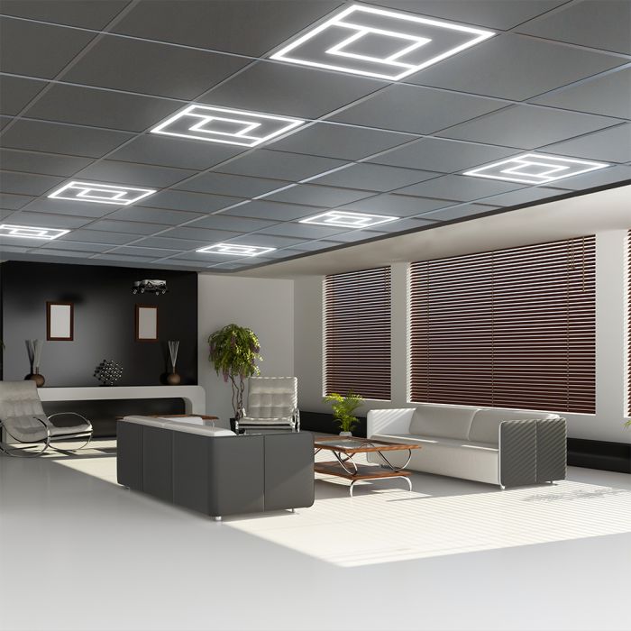 Maze Design 600x600 LED Panel Light 60W 6500K Cool White | 595x595 LED Ceiling Panel