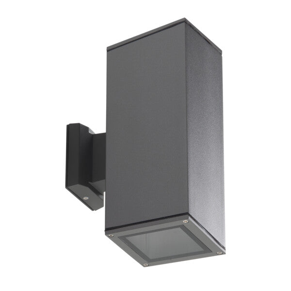 Kanlux LART Up Down Outdoor Wall Light 2x E27 IP54 Anthracite Aluminium