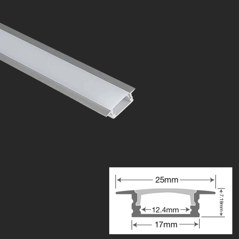 Premium Aluminium LED Profiles - Different Mounting Styles and Sizes