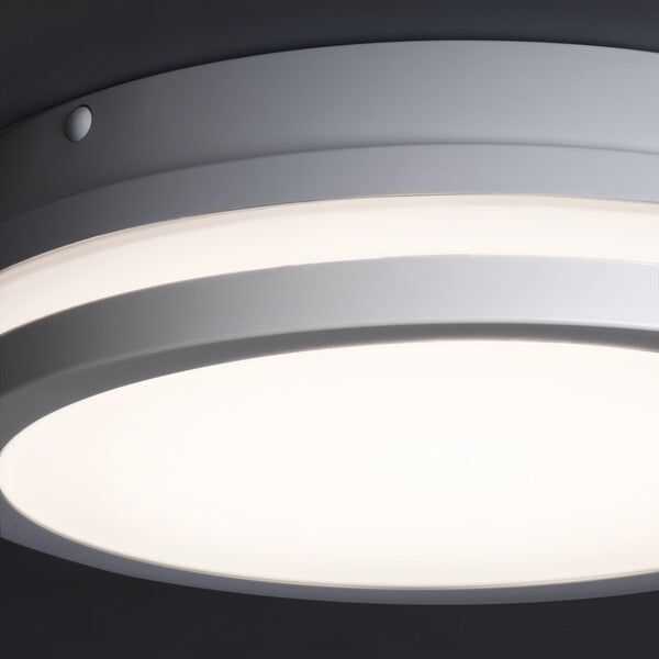 Kanlux BENO Super Bright Multi Wattage LED Bulkhead Light IP65 Outdoor Ceiling & Wall Mounted -with or without Motion Sensor