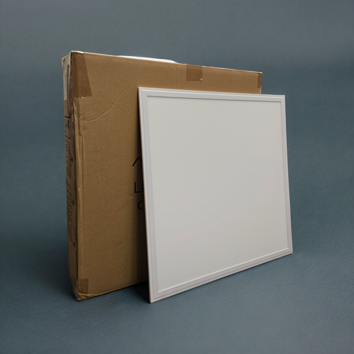 48W 600x600 LED Ceiling Panel with Packaging – Daylight White Recessed Light