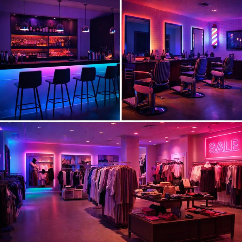 V-TAC VT-5050 RGB + CCT 3-in-1 LED Strip Light Kit 5M WiFi Smart App Control Compatible with Alexa & Google Assistant Dimmable IP65 Waterproof Plug & Play