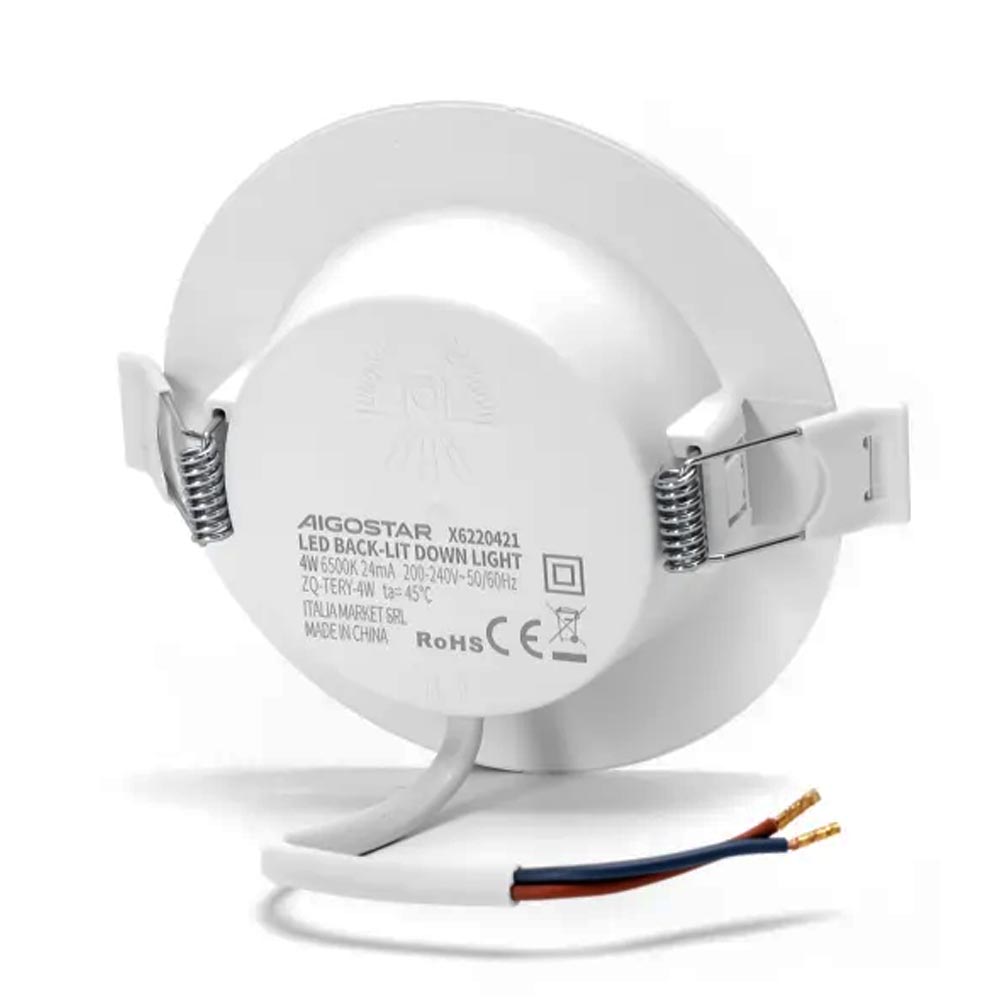 6 Faretti LED Da Incasso Aigostar - 9W, 6500K Bianco Freddo, Per Soffitto, Diametro 110-120mm - Foto 11