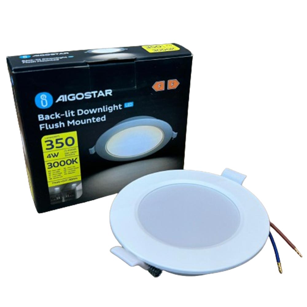 Aigostar 4W 18W LED Round Ceiling Recessed Mounted Daylight Warm White Down Light Panel