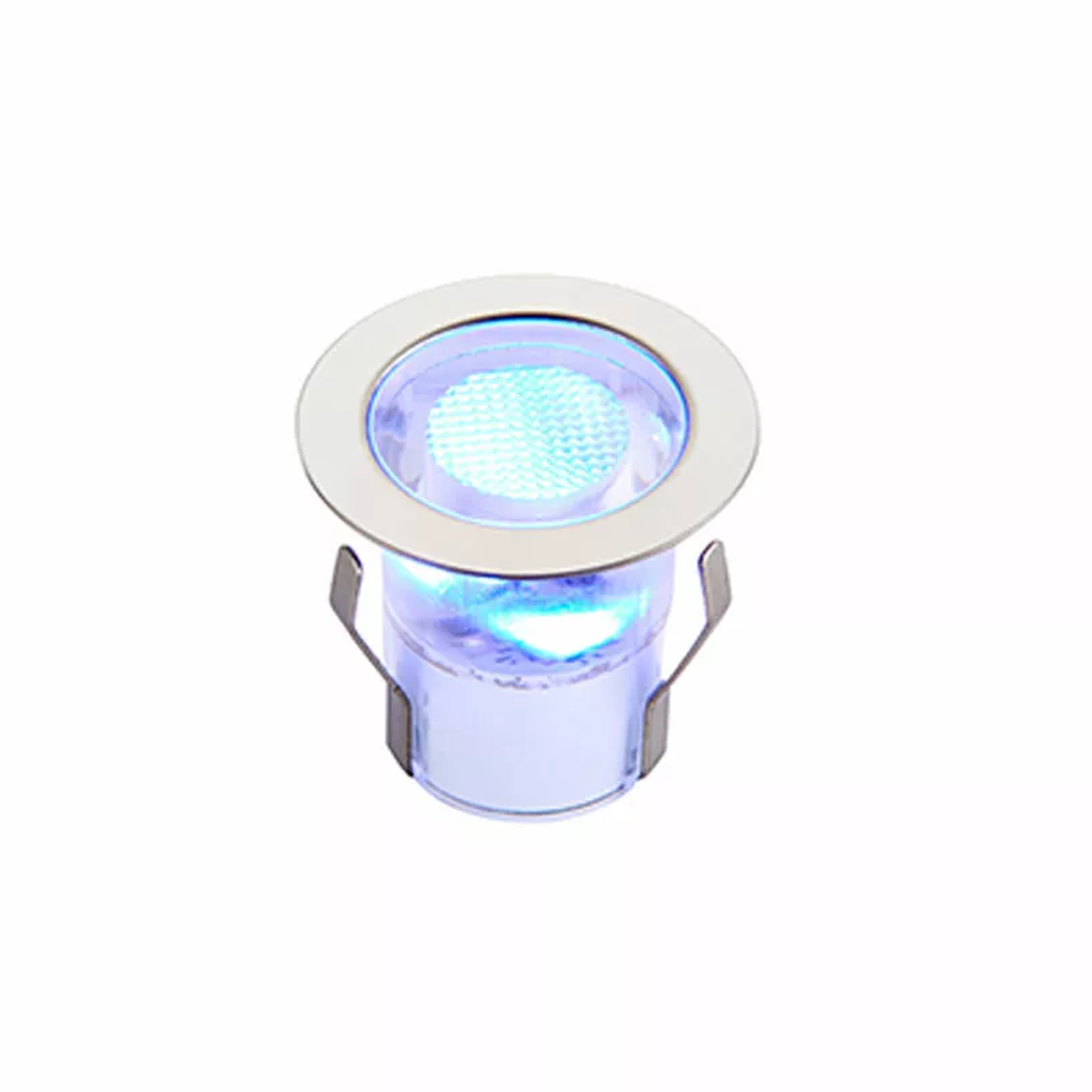 Saxby Kios 30mm Recessed Blue LED Decking Lights - Set of 10