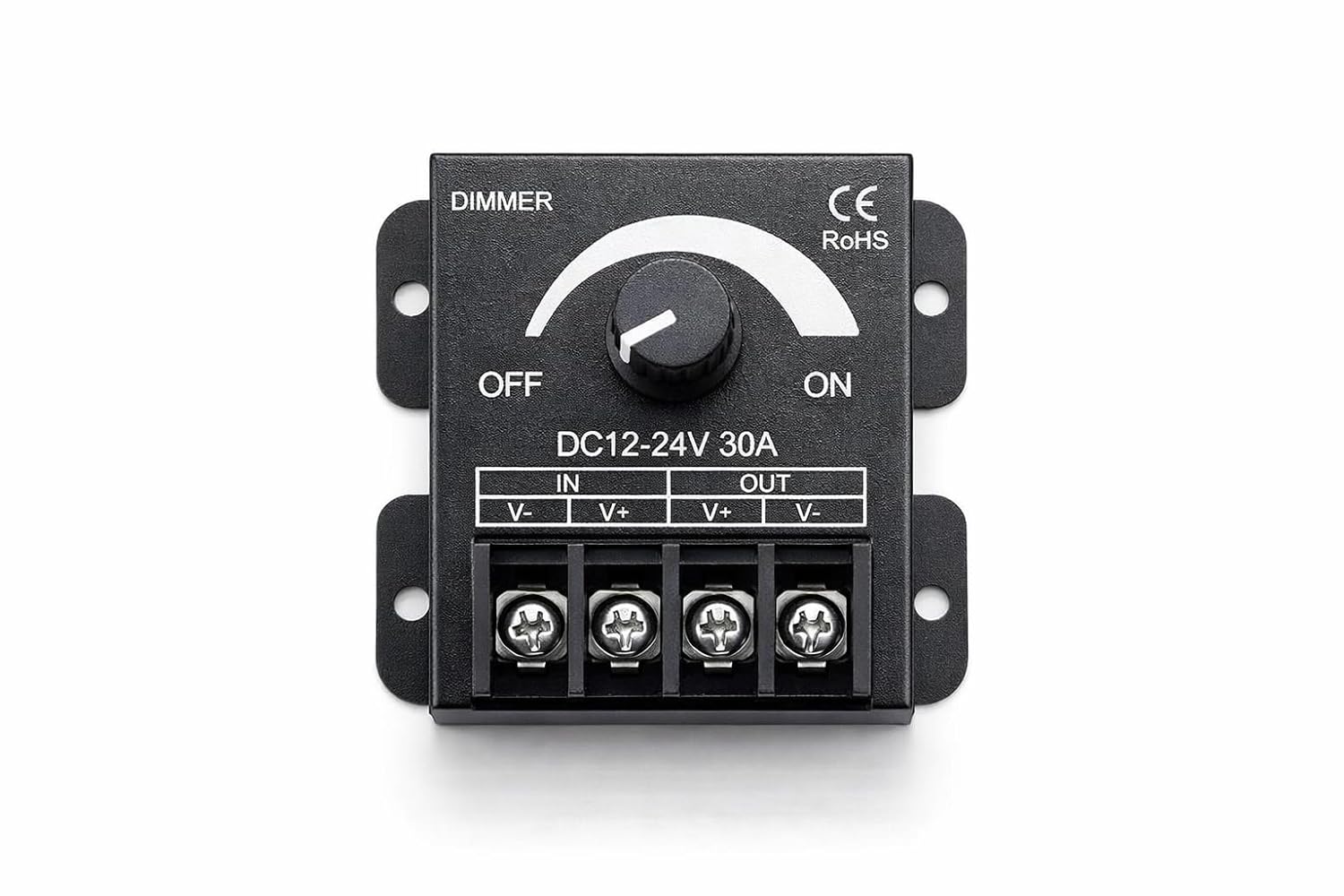 DC12-24V Rotary LED Dimmer Module Analogue Brightness Controller LED Strip Light