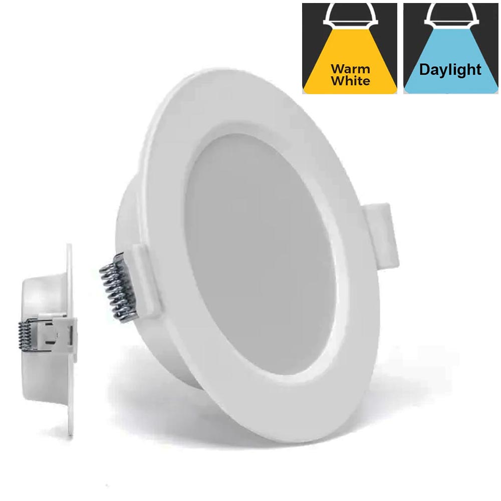 Aigostar 4W 18W LED Round Ceiling Recessed Mounted Daylight Warm White Down Light Panel