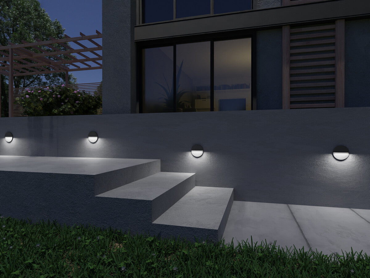 Kanlux DULI IP54 Outdoor Stair Step Wall Light LED Waterproof Neutral White