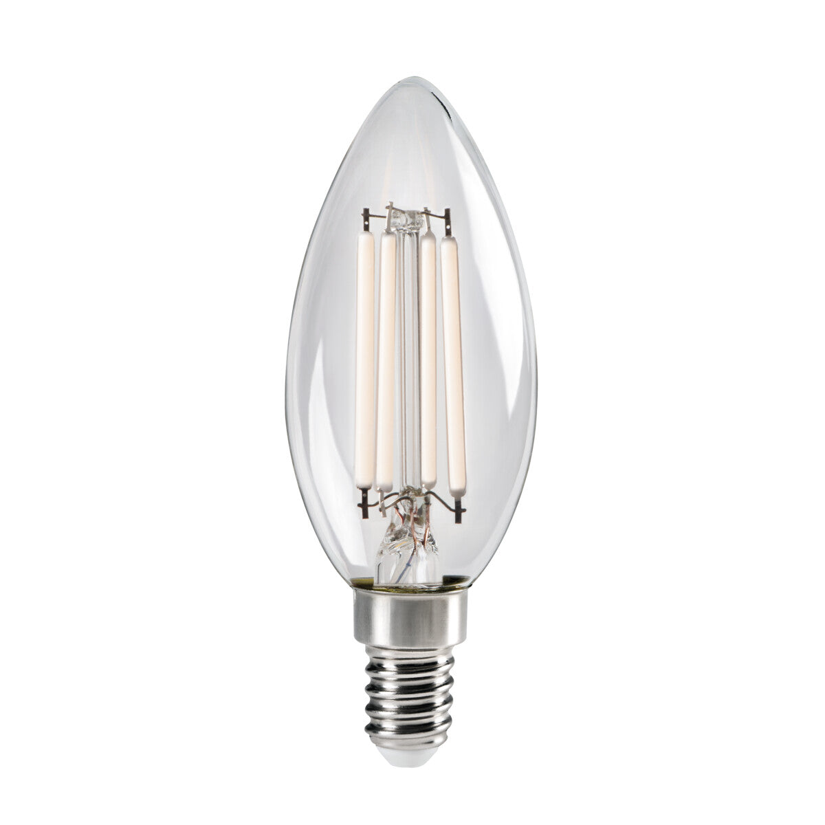 Kanlux XLED 4.5W E14 LED Filament Light Bulb C35 Candle Warm White 2700K