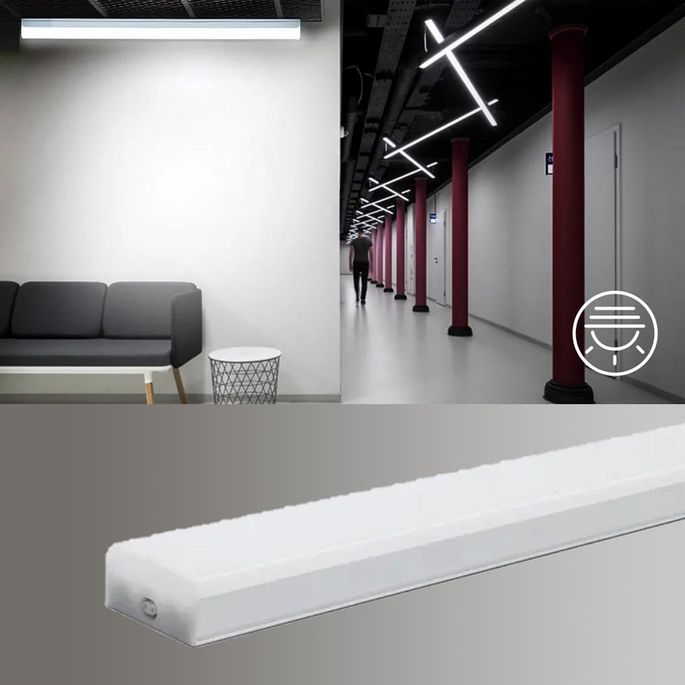 Aigostar 4ft 5ft LED Batten Tube Link Light Ceiling Wall Mounted 6500K Daylight