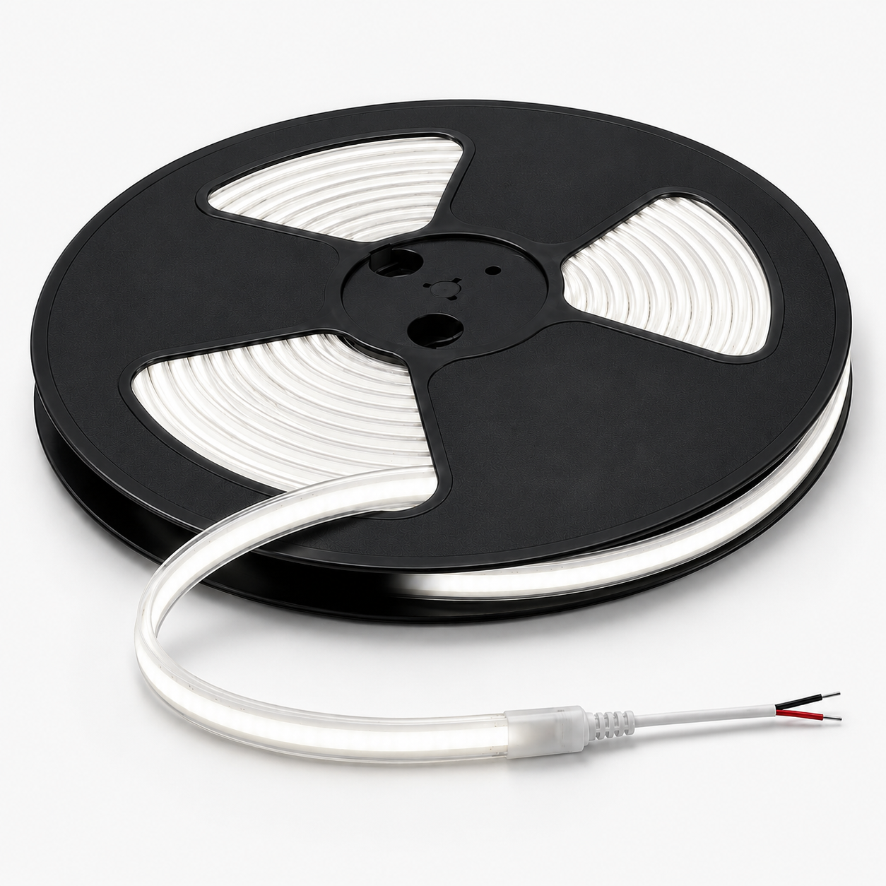 24V COB LED Strip Light Neutral White 4000K – IP68 Waterproof Dotless Super Bright Self-Adhesive LED Tape, 1m–100m